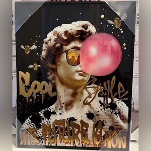 ✨RARE NWT DAVID Blowing Bubble HERMES POP CULTURE ARTWORK ✨